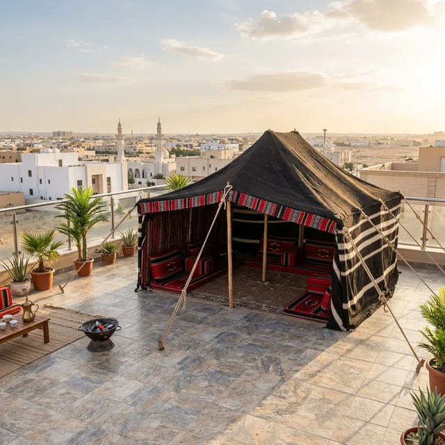 بيوت شعر تراثية الدمام