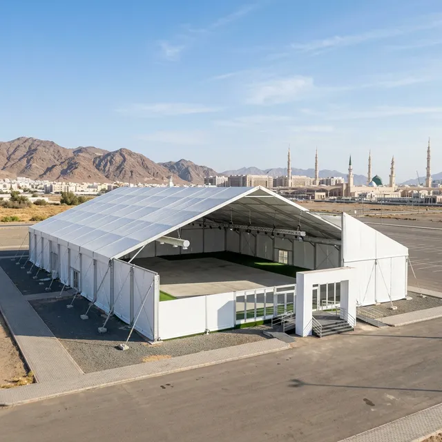 خيام قماشية وخيام PVC بالمدينة المنورة