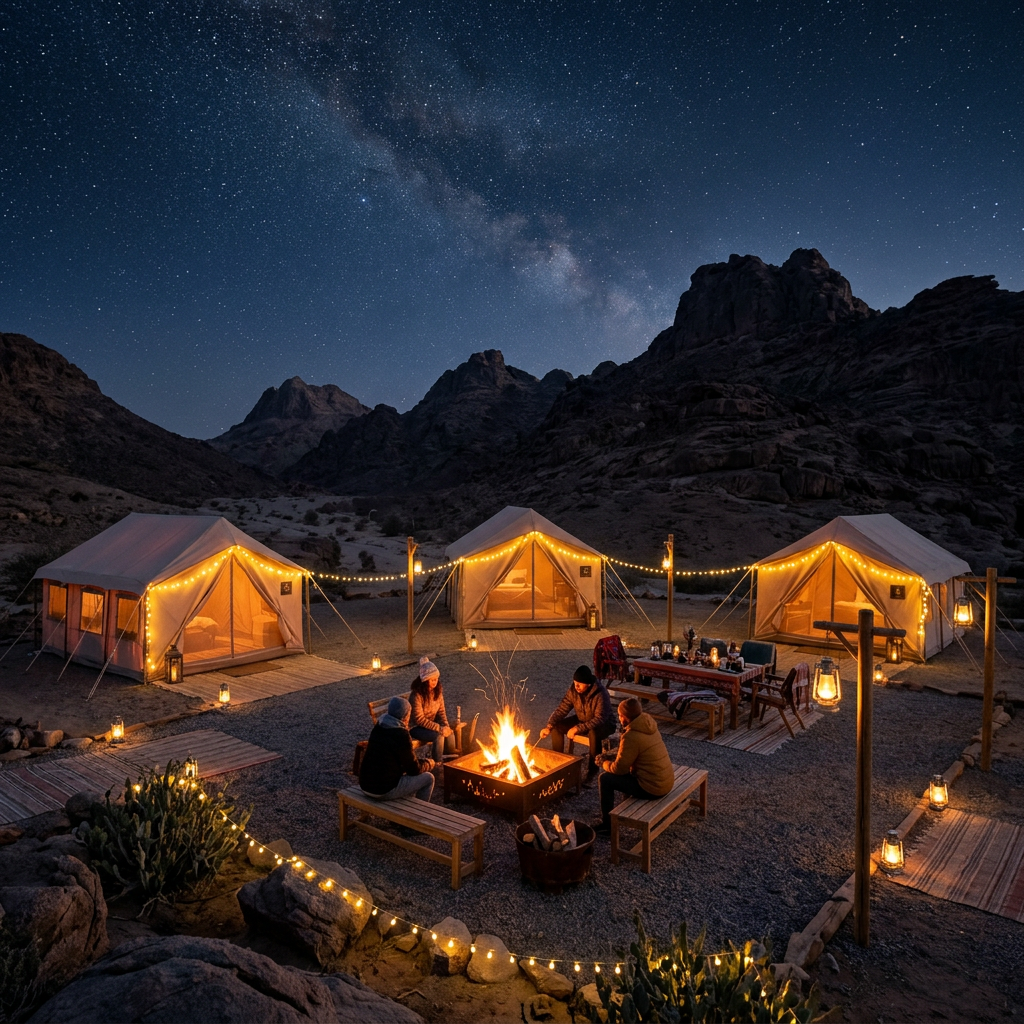 مخيم خيام شتوية متنقلة للرحلات والمناسبات